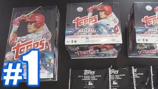 2018 TOPPS SERIES 1 BOX BREAK! | Opening Packs #1