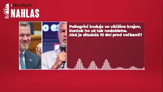 Pellegrini boduje vo väčšine krajov, Korčok ho už tak nedobieha | Aktuality