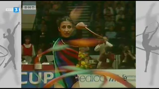 Anelia Ralenkova Ribbon Final European RG Championships Vienna 1984