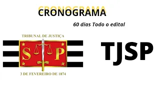 Concurso Escrevente TJSP Cronograma 8/60 Direito Constitucional+Revisão de Português+Questões