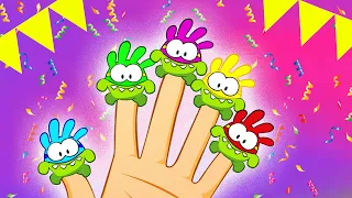 Om Nom Stories: Super-Noms - Learning Colors, Finger Family Style