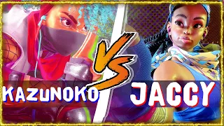 SF6 ✌️ Kazunoko (Kimberly) vs Jaccy (Kimberly) ✌️ - Street fighter 6 | スト６ | 快打旋風6 | 快打6 | 街霸6