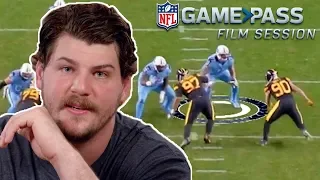 Taylor Lewan Breaks Down Blocking the Watt's, Proper O-Line Technique, & More! | NFL Film Session