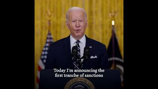 President Biden Details First Tranche of Sanctions on Russia in Response to its actions in Ukraine