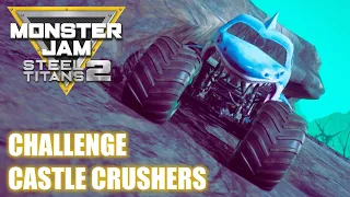 Monster Jam Steel Titans 2 - Castle Crushers - Timed Destruction - Haunted Forest Challenge Event