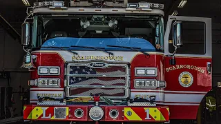 Scarborough Truck 1 Heading out to Pick up Engine 1 at the Mechanic Shop 🧰⚒️