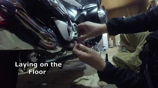 BMW R 1250 RT Foot Peg Lowering Kit Install