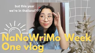 ✍️ it's the first week of nanowrimo, but plot twist: i moved to thailand! // writing vlog