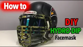 DIY Hydro-DIp (Paint) Your Facemask