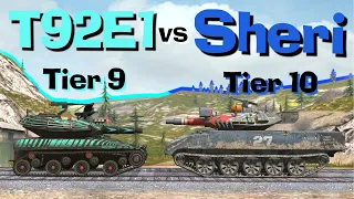 WOT Blitz Face Off || T92E1 vs Sheridan