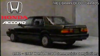 1986 - 1989 Honda Accord Commercials Compilations (Part 2)