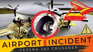 Cessna 303. Aviation INCIDENT (could be aviation accident) - personal experience.