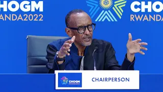 Kagame responding to BBC's question on upholding values of democracy & human rights