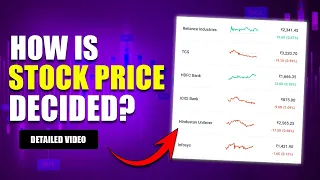 How is the Stock Price Decided | Investing/Trading in stock Market | Hindi