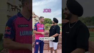 When Taran Singh Met Jos Buttler | Jos Buttler or Josh Buttler? | Rajasthan Royals #Shorts