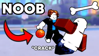 I TURNED INTO A 99 OVERALL NOOB! (HOOPZ ROBLOX)