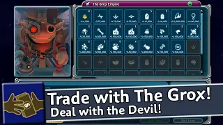 Trading with The Grox in Spore (No Mods)