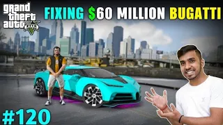 REPAIR AND DELIVER CRASHED BUGATTI TO LIBERTY CITY | TECHNO GAMERZ GTA V #120 BIG UPDATE