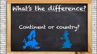 What’s the difference - continent or country. Powered by @GeographyHawks