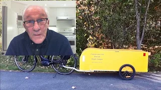 Living in a Bériault Bicycle Camper, a box 24" wide by 57" long