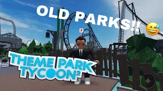 Theme Park Tycoon 2 - Reviewing my OLD parks! - Roblox