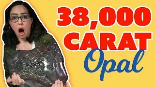 Unboxing a GIANT 38,000 Carat Opal