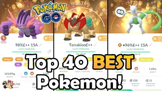 Top 40 BEST Pokemon To Power Up In Pokémon GO! (2023) | Which Pokemon Are Worth Powering Up?!