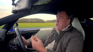 Jeremy Clarkson making sad animal noises (in a Lexus LFA)