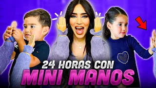 24 HORAS CON MINI MANOS 🙌🏻 😱 Kimberly Loaiza