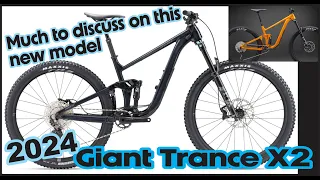 2024 Giant Trance X2 Review, Description and Discussion of one of our favorite MTB trail bikes