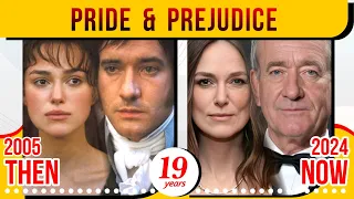 Pride & Prejudice (2005) Cast then and Now