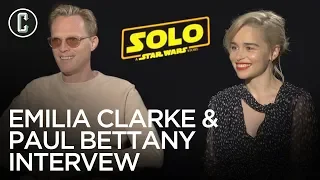 Solo: Emilia Clarke and Paul Bettany Describe Their Unforgettable First Day on Set