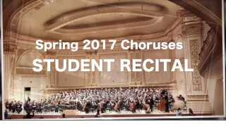 Choruses Spring Recital