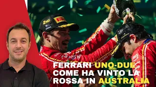 F1 GP Australia: CLAMOROSA doppietta FERRARI. Verstappen fuori!