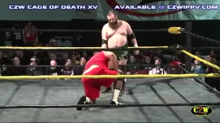 CZW: Greg Excellent gets a new toy for the holidays! (Highlights from Cage of Death XV)