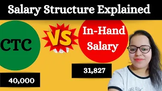Salary Structure Explanation| Compare Two Job Offers | CTC Vs Take Home Pay | CTC Vs Net Salary