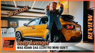 Jeep Avenger im Test (2023) Was kann das Elektro Mini-SUV ab 30.000€?! Review | Launch Edition | POV