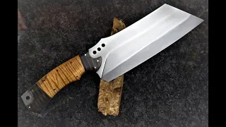 Making a war Cleaver - knife making