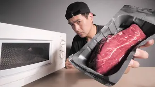 Cooking a Steak in a Microwave