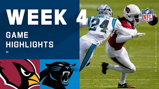 Cardinals vs. Panthers Week 4 Highlights | NFL 2020