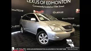 Used Silver 2007 Lexus RX 350 Walkaround Review Airdrie Alberta