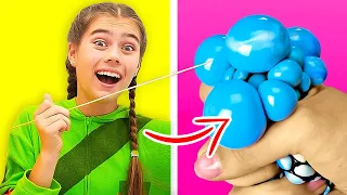 Funny balloon challenges and other quests with Nastya Artem and Mia