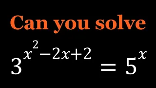 An Exponential Equation With Different Bases