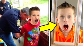 Paxton Myler GOT ARRESTED.. (Ninja Kidz TV)