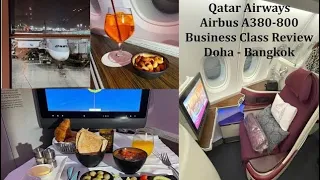 Qatar Airways Airbus A380-800 Business Class Review