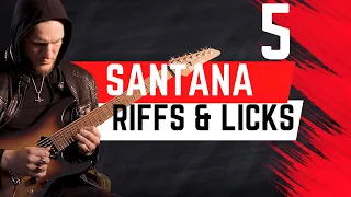 Santana 5 Riffs & Licks - Tobias Mertens