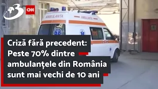 Criză fără precedent: Peste 70% dintre ambulanțele din România sunt mai vechi de 10 ani