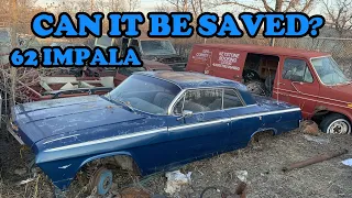 1962 Chevy Impala Field Find, Abandoned Project!  Is It Worth Saving.