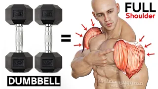 SHOULDER WORKOUT WITH DUMBBELLS AT HOME AND GYM