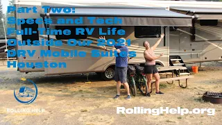 RV Living - Outside and Tech Side of Our DRV Mobile Suites #Full-Time RV Life #RV Life